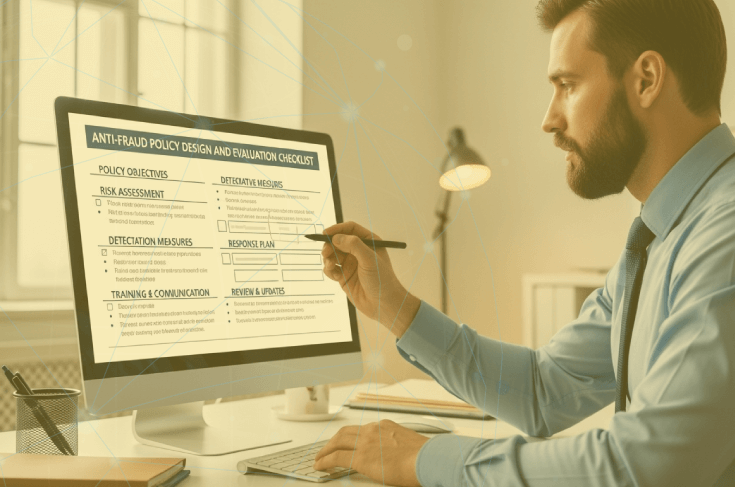 Checklist para diseñar y evaluar la política antifraude